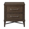Asstd National Brand The Zion Bedroom Collection 2-drawer Nightstand In Brown