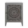 Asstd National Brand Thea Nightstand In Gray