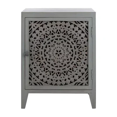 Asstd National Brand Thea Nightstand In Gray