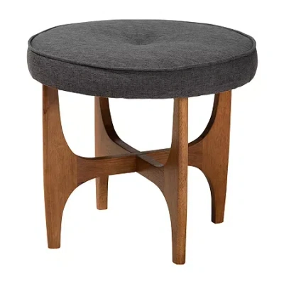 Asstd National Brand Theo Footstool In Gray