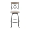 Asstd National Brand Thornridge Swivel Bar Stool In Gray