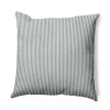 Asstd National Brand Ticking Stripe Square Throw Pillow In Blue