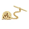 Asstd National Brand Tie Tack In Gold