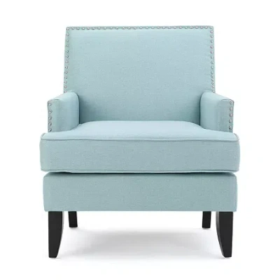 Asstd National Brand Tilla Track Arm Chair In Blue