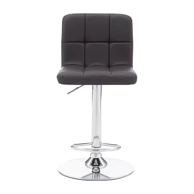 Asstd National Brand Timarron Upholstered Bar Stool In Brown