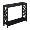 Asstd National Brand Titan Console Table In Black