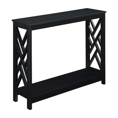 Asstd National Brand Titan Console Table In Black