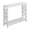 Asstd National Brand Titan Console Table In White