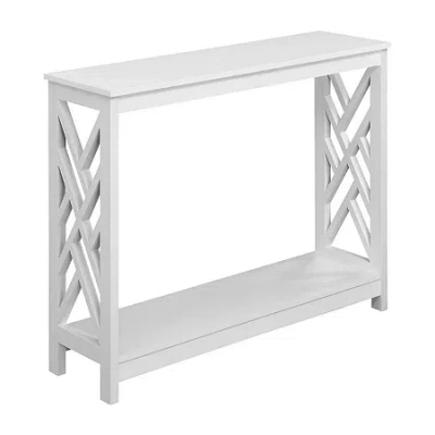 Asstd National Brand Titan Console Table In White