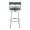 Asstd National Brand Titana Counter Height Swivel Bar Stool In Blue