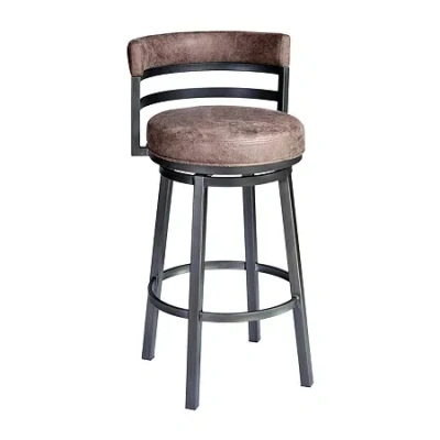 Asstd National Brand Titana Upholstered Bar Stool In Brown