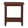 Asstd National Brand Titian Square End Table In Brown