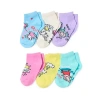 Asstd National Brand Toddler Girls Multi-pack 6 Pair Peppa Pig Quarter Ankle Socks In Multi