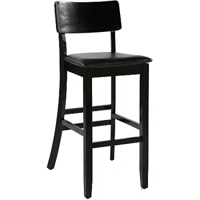 Asstd National Brand Torino Counter-height Barstool In Black