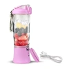 Asstd National Brand Total Chef Cordless Usb Portable Blender 20 oz In Pink