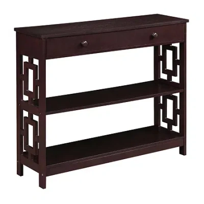 Asstd National Brand Town Square 1-drawer Console Table In Brown