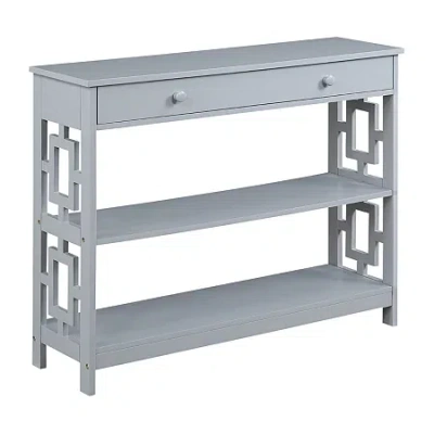 Asstd National Brand Town Square 1-drawer Console Table In Gray