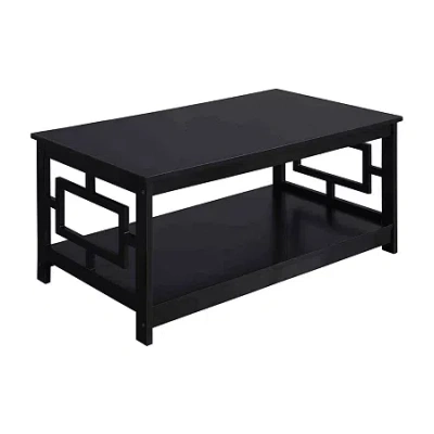 Asstd National Brand Town Square Coffee Table In Black