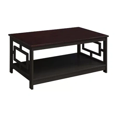 Asstd National Brand Town Square Coffee Table In Brown