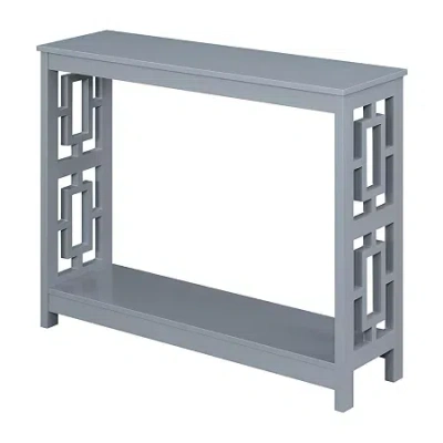 Asstd National Brand Town Square Console Table In Gray