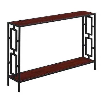 Asstd National Brand Town Square Contemporary Console Table In Red
