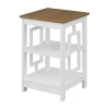 Asstd National Brand Town Square Living Room Collection Storage Console Table In White
