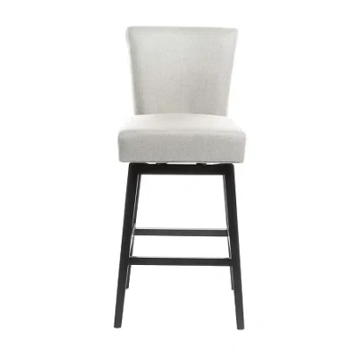 Asstd National Brand Tracy Counter Height Upholstered Bar Stool In Sand