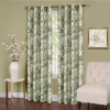 Asstd National Brand Tranquil Grommet Top Light-filtering Single Curtain Panel In Green