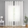 Asstd National Brand Tranquility Grommet Top Sheer Single Curtain Panel In Sand