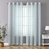 Asstd National Brand Tranquility Grommet Top Sheer Single Curtain Panel In Sand