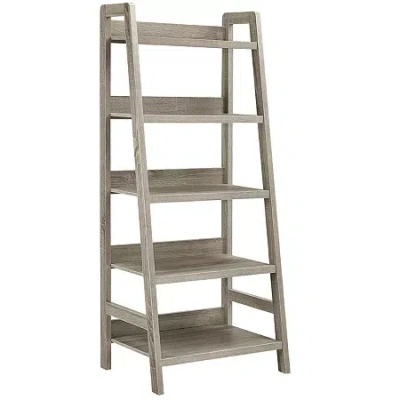 Asstd National Brand Trey Ladder Bookcase In Gray