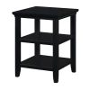 Asstd National Brand Tribeca Living Room Collection End Table In Black