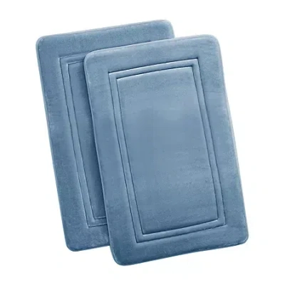 Asstd National Brand Truly Calm 2-pc. Bath Rug Set In Blue