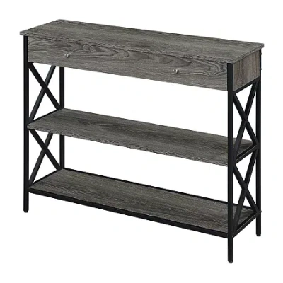 Asstd National Brand Tucson 1-drawer Console Table In Black