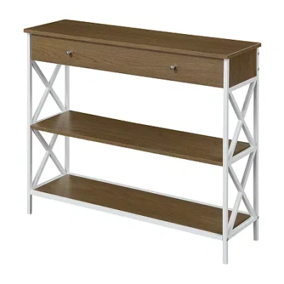 Asstd National Brand Tucson 1-drawer Console Table In White
