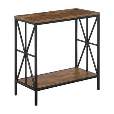 Asstd National Brand Tucson End Table With Usb Port In Brown