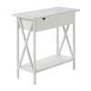 Asstd National Brand Tucson Flip Top End Table In White