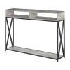 Asstd National Brand Tucson Modern Console Table In Gray