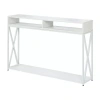 Asstd National Brand Tucson Modern Console Table In White