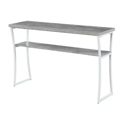 Asstd National Brand Tucson Modern Console Table In White