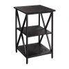 Asstd National Brand Tucson Storage End Table In Black