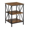 Asstd National Brand Tucson Storage End Table In Brown