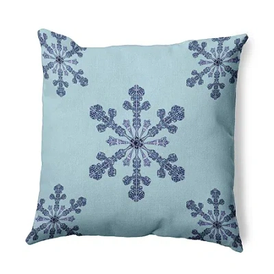Asstd National Brand Vail Square Throw Pillow In Blue