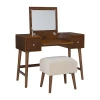 Asstd National Brand Veness Bedroom Collection 2-pc. Vanity & Stool Set In Brown