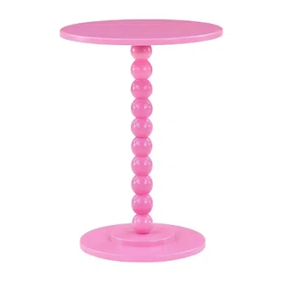 Asstd National Brand Venetian End Table In Pink