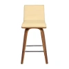 Asstd National Brand Vienna Counter Height Swivel Bar Stool In Sand
