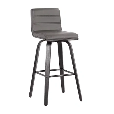 Asstd National Brand Vienna Swivel Bar Stool In Gray