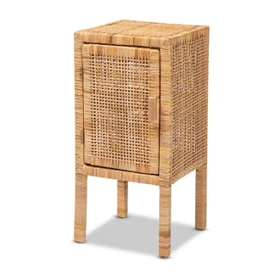 Asstd National Brand Vivan 2 Shelf Nightstand In White