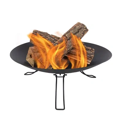 Asstd National Brand Weather Resistant Fire Pit In Black