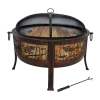 Asstd National Brand Weather Resistant Fire Pit In Brown